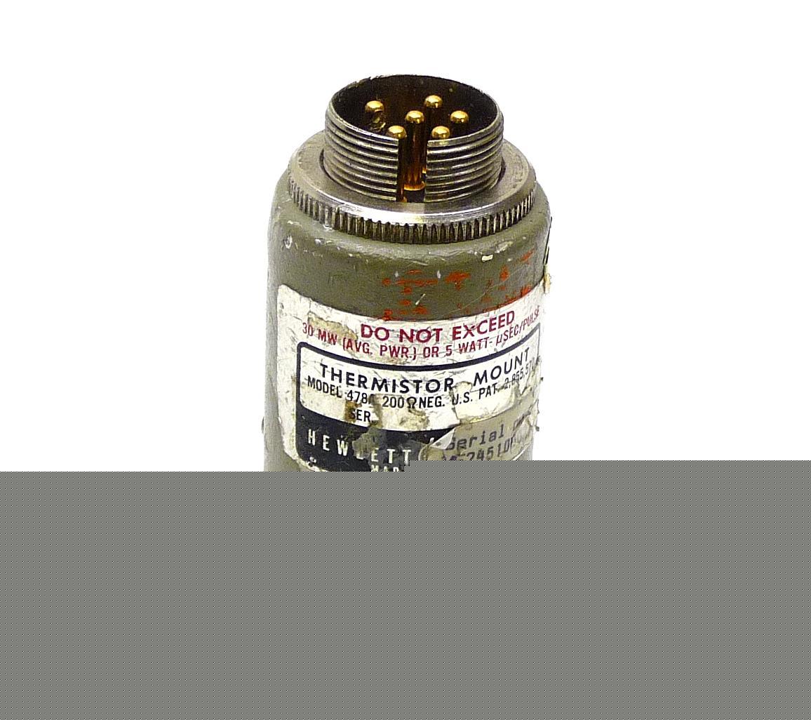 Hp agilent 478A 10GHZ coaxial thermistor mount