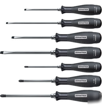 Klein JSDS02 journeyman 7PC assorted screwdriver set