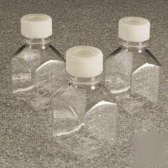 Nalge nunc square media bottles with septum closure