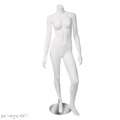 New white female headless mannequin clothes display 