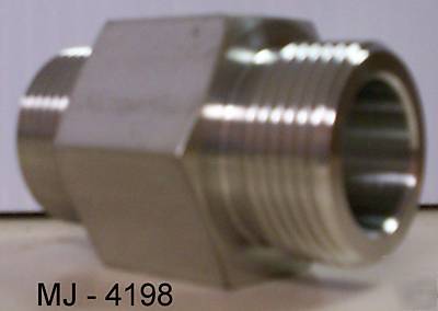 Pamco stainless steel threaded nipple fitting
