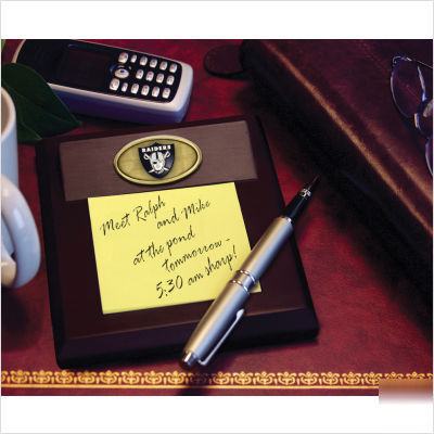 The memory company oakland raiders memo pad holder