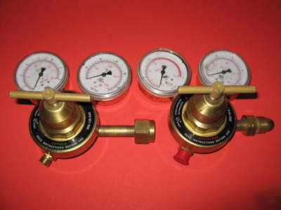 Victor oxygen acetylene regulators gauge regulator set