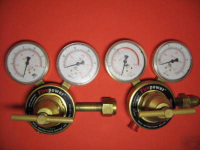 Victor oxygen acetylene regulators gauge regulator set