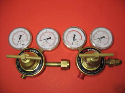 Victor oxygen acetylene regulators gauge regulator set