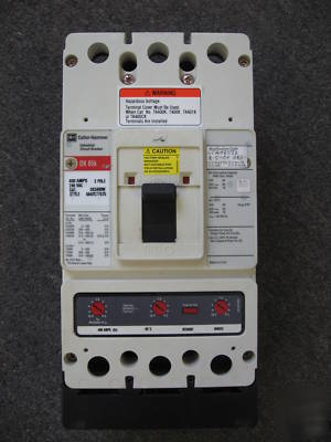 Cutler hammer circuit breaker 3P 400A 240V DK3400W