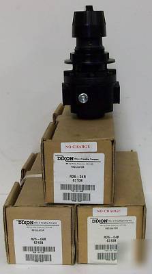 Dixon pneumatic regulators lot of 3 R26-04R6310B