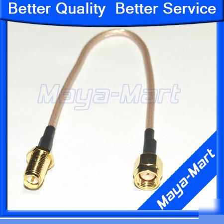 6IN rf cable rp sma male to rp sma female RG316