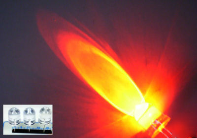 100PCS mega 10MM 7,000 mcd bright red led f/r L0014