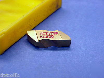 7PCS ng-3178R KC850 kennametal .178 groooving insert 