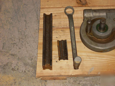 Lakeland parker 412 pipe tube bender w/ dies and blocks