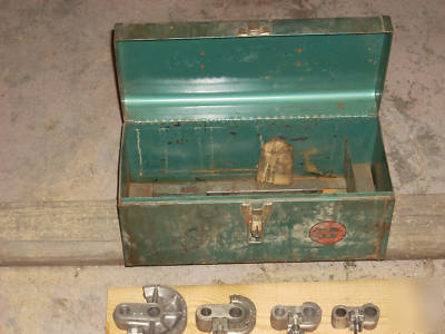 Lakeland parker 412 pipe tube bender w/ dies and blocks