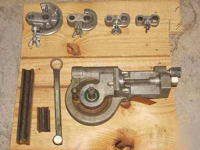 Lakeland parker 412 pipe tube bender w/ dies and blocks