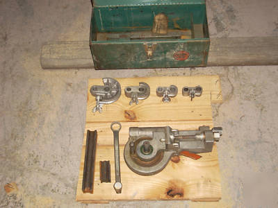 Lakeland parker 412 pipe tube bender w/ dies and blocks