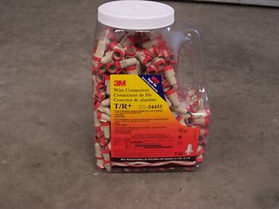 New wire nuts 3M # 54455 tan / red jug of 750 ** **