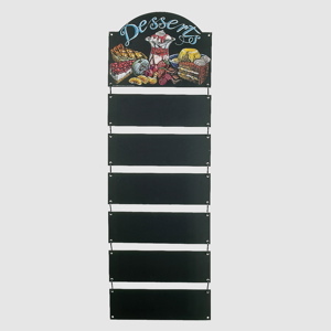 Printed wine by the glass ladder blackboard chalkboard