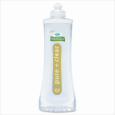 Pure & clear spring fresh dish liquid, 20 oz, each