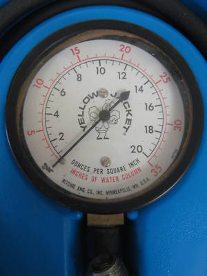 Richie yellow jacket gas pressure test kit 78060 0-35