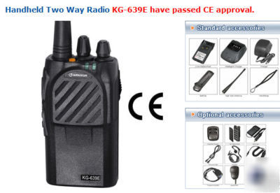 Wouxun kg-639E handheld two way radio, pmr 446 radio