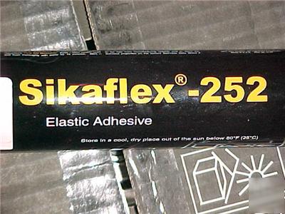 1 case 24 tubes sikaflex 252 elastic bonding adhesive 