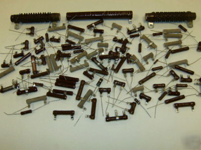 100 pc. misc. resistor grab bag. ( memcor and sprague )