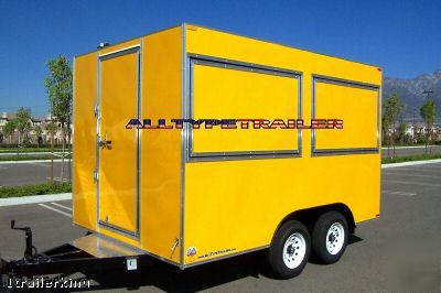 2010 enclosed event vender catering concession trailer