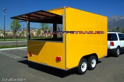 2010 enclosed event vender catering concession trailer