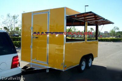 2010 enclosed event vender catering concession trailer