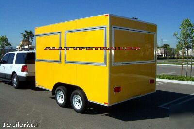 2010 enclosed event vender catering concession trailer