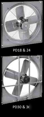 Airmaster PD30T G8 industrial wall fan 3PH