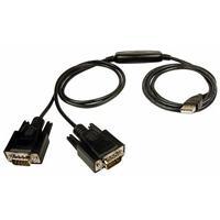 Cables unlimited usb to dual DB9 serial adapter cabl...