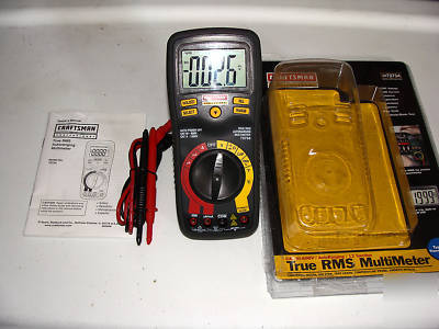 Craftsman professional true rms multimeter meter 73754