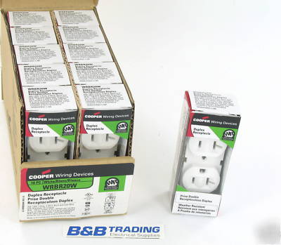 Lot 10 20A weather resistant 2P 3W nema 5-20R outlets