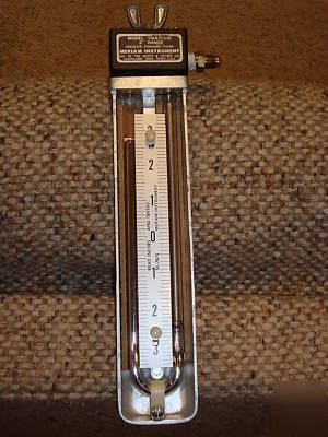 Meriam 11AA10 u-type pressure gauge 5 inches manometer 