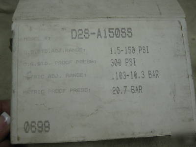 New D2S-A150SS barksdale diaphragm switch 1 available