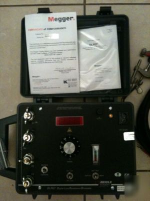 New megger dlro - digital low resistance meter 247002 * *