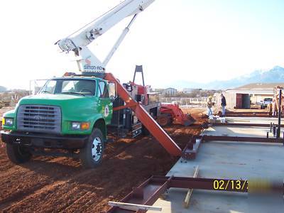 Simon ro tc 2863 14 ton crane service truck cummins gd