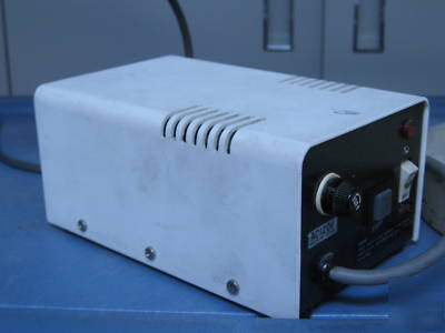 Unitron zsb stereo microscope w/ light source & stand