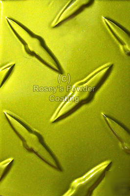 Yellow gold metallic dormant 1 lb powder coating 