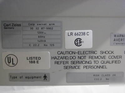 Zeiss colposcope plus
