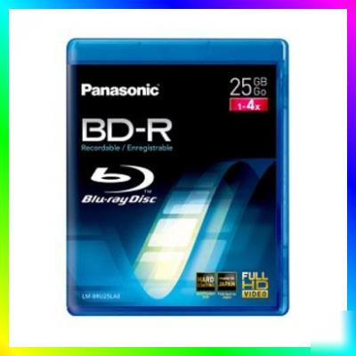 25GB panasonic lm-BRU25LAE3 blu-ray disc 3 pack bd-r