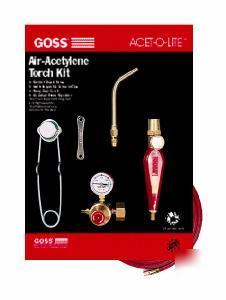 Goss ka-2H oxy/acetylene torch kit