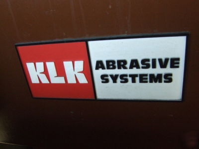 Klk abrasive systems variable speed belt sander/buffer