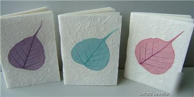 New beautiful buddha leaf notebook, handmade saa paper