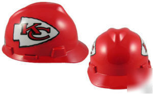 New kansas city chiefs msa construction hard hat osha