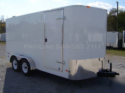 Pace 7 x 14 enclosed cargo/utility motorcycle trailer