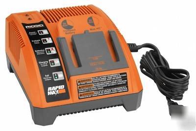Ridgid 9.6V to 18V rapid max 30-minute battery charger