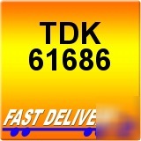 Tdk 61686 bd r 50GB 6X dual write once sngl jwlcse blu