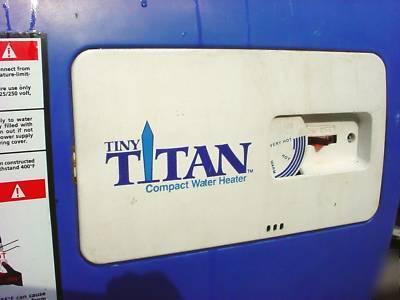 Titan compact electric water heater 2 Â½ gallon used