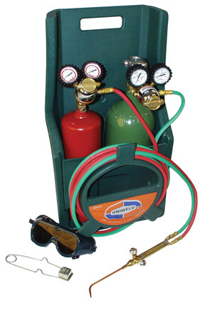 Uniweld K23C patriotÂ® oxy-acetylene brazing kit w/ tote